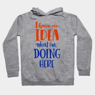 I have no idea what I'm doing here Hoodie
